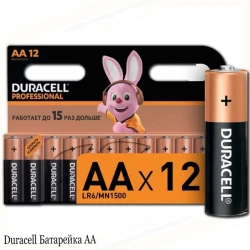 Duracell, Батарейки 12 шт. AA/LR6 4C