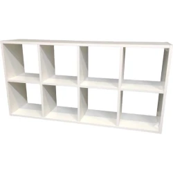 Стеллаж Mio Tesoro Мини 2.07.07.010.1, ЛДСП, белый, 58х25х115 см