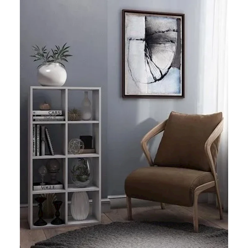 Стеллаж Mio Tesoro Мини 2.07.07.010.1, ЛДСП, белый, 58х25х115 см Стеллаж Mio Tesoro Мини 2.07.07.010.1, ЛДСП, белый, 58х25х115 см