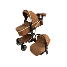 Uşaq arabası Kidilo G600-C, qəhvəyi