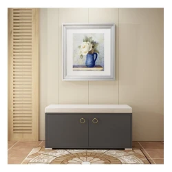 Тумба для обуви Art Mebel 56, ламинат, антрацит, 60х100х35 см Тумба для обуви Art Mebel 56, ламинат, антрацит, 60х100х35 см