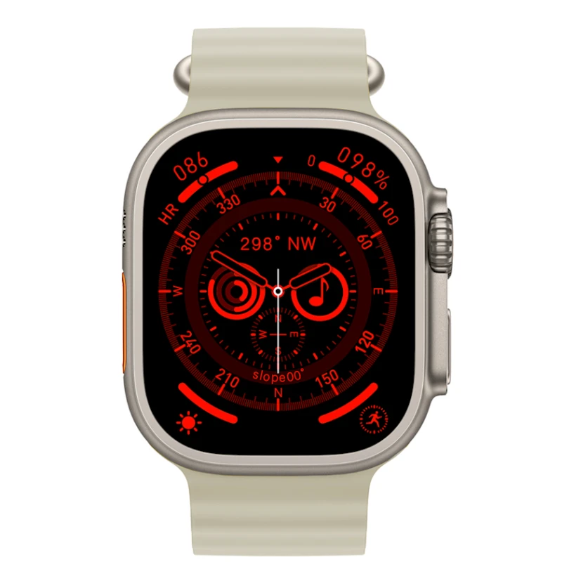 Умные часы Smart Watch HK9 Ultra 2 Max Silver