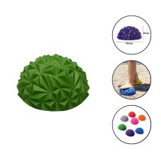 Yarıyumru massaj topu ayaqlar üçün Gymnic 1022 PVC, yaşıl, 16 sm