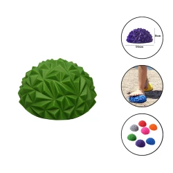 Yarıyumru massaj topu ayaqlar üçün Gymnic 1022 PVC, yaşıl, 16 sm