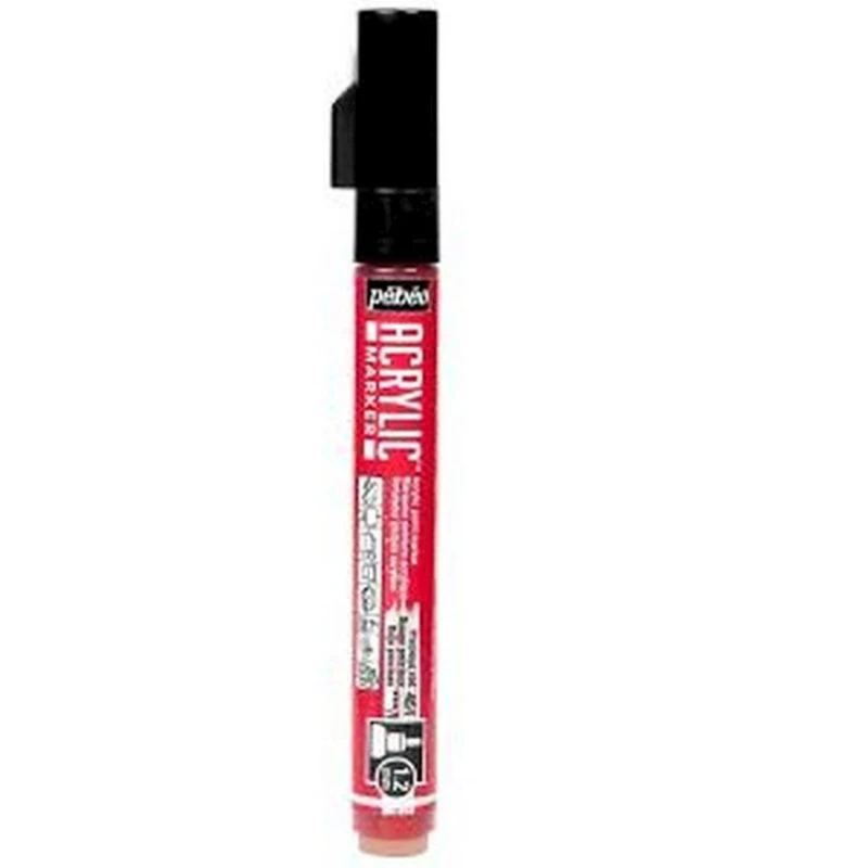 Akril marker Pebeo 1.2 mm, Precious Red