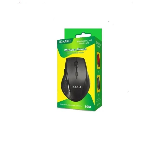 Беспроводная мышь Kaku 2.4G and Bluetooth Erganomics Black Беспроводная мышь Kaku 2.4G and Bluetooth Erganomics Black