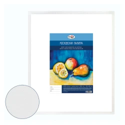 Kartonda qalın kətan Гамма Московская палитра, 60х50 sm, 250 q/m², pambıq, 1 əd, xırda dən, ağ Kartonda qalın kətan Гамма Московская палитра, 60х50 sm, 250 q/m², pambıq, 1 əd, xırda dən, ağ