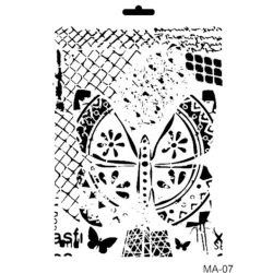 Трафарет Cadence Mix Media MA Stencil MA Serie 07, 21х29 см