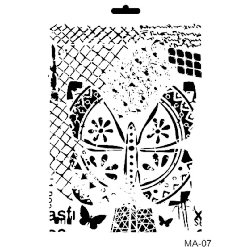 Трафарет Cadence Mix Media MA Stencil MA Serie 07, 21х29 см