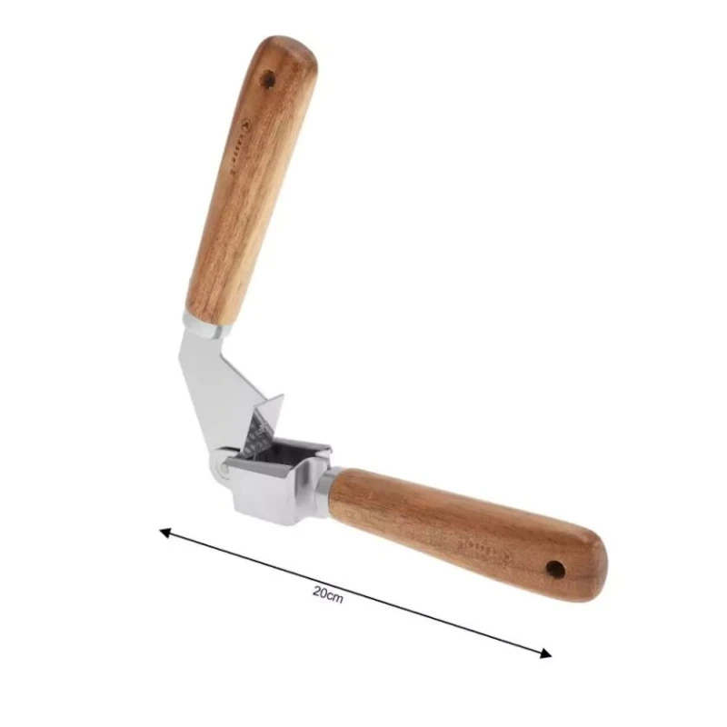 Набор кухонных принадлежностей Prajo Home, 5 шт, нержавеющая сталь/дерево, с петлей для подвешивания, серебристый/коричневый Набор кухонных принадлежностей Prajo Home, 5 шт, нержавеющая сталь/дерево, с петлей для подвешивания, серебристый/коричневый