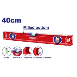 Уровень строительный Emtop ESLL24001, 40 см Уровень строительный Emtop ESLL24001, 40 см