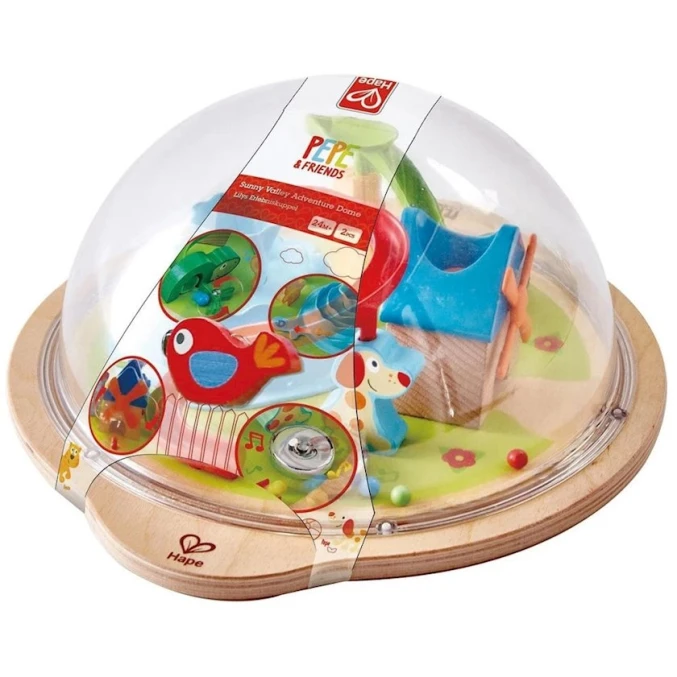İnkişaf etdirən oyuncaq Hape Sunny Valley Adventure Dome, 24+ ay