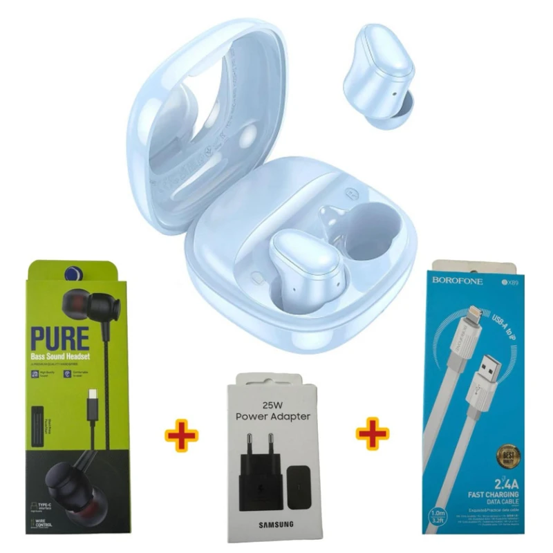 Наушники Hoco EQ13 Blue + Free Gift