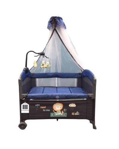 Manej-çarpayı Cool Baby VL-KIDS-147, göy, 110х70х74 sm