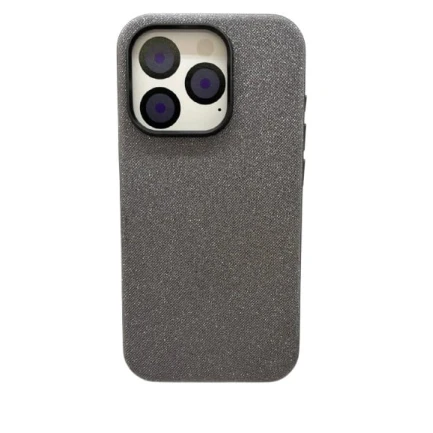 Чехол для iPhone 15 pro Max, позолоченный, темно-серый