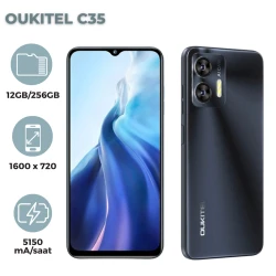 Смартфон Oukitel C35 12GB/256GB Black (6931940771207)