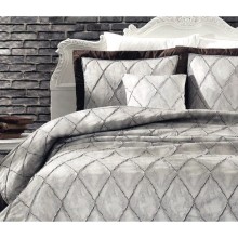 Örtük və yastıq üzü dəst Grazie Home Parma, avro maksi, jakkard/poliester, bej, örtük 260x270 sm, yastıq üzü 45x45 sm, 2 əd yastıq üzü 50x70 sm