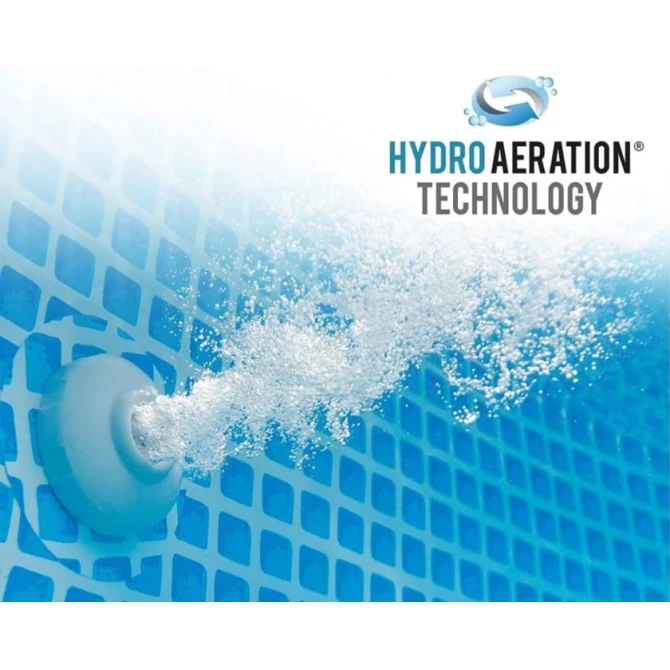 Бассейн каркасный Intex H26225588718FR, 366x122 см, 10685 л, серый Бассейн каркасный Intex H26225588718FR, 366x122 см, 10685 л, серый