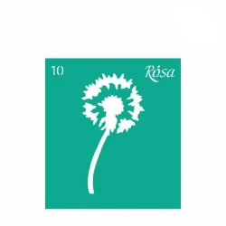 Трафарет Rosa Talent многоразовый самоклеющийся №10, 9х10 см