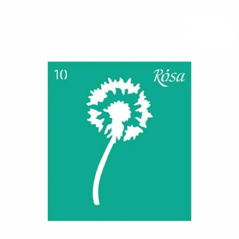 Çoxdəfəli yapışqan trafaret Rosa Talent №10, 9х10 sm Çoxdəfəli yapışqan trafaret Rosa Talent №10, 9х10 sm