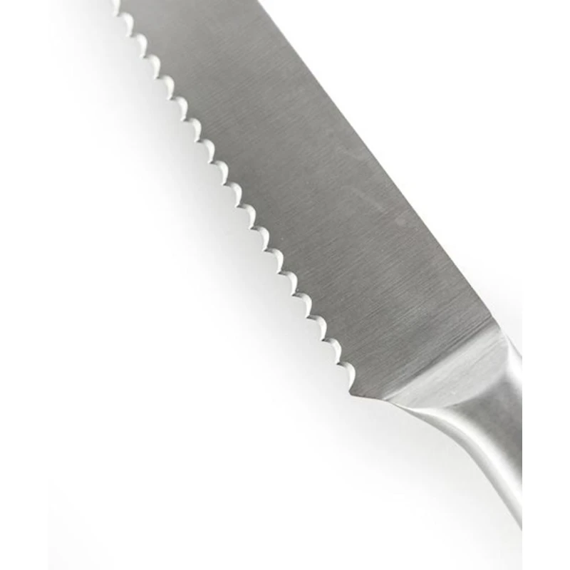 Нож для хлеба Hom-me 101775, нержавеющая сталь, 23.5 см, серебристый