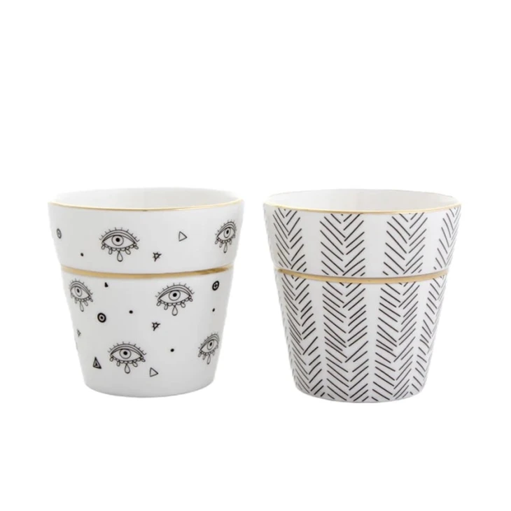 Çay fincanları dəsti Porland Ruby Veni 04RAL002478, 2 əd, farfor, 220 ml