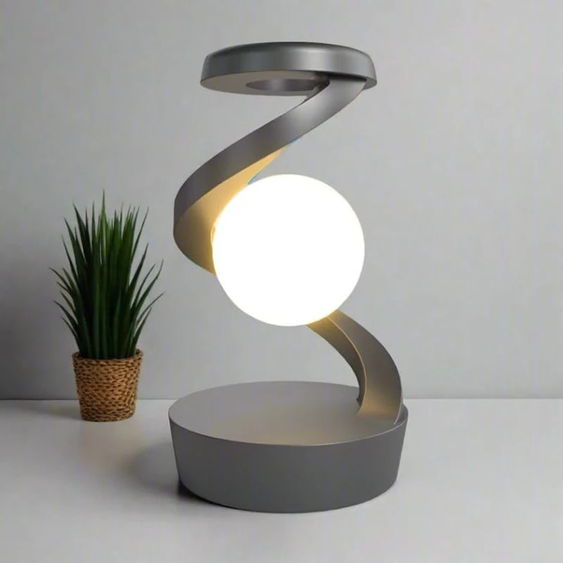 Masaüstü lampa Floating Moon B0DLW41WGH, boz Masaüstü lampa Floating Moon B0DLW41WGH, boz