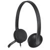 Наушники-гарнитура Logitech Corded H340 Black