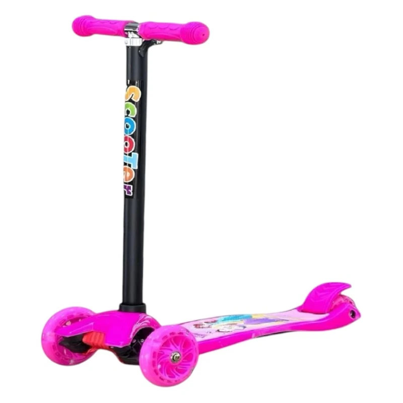 Uşaq samokatı AT-02YS, çəhrayı