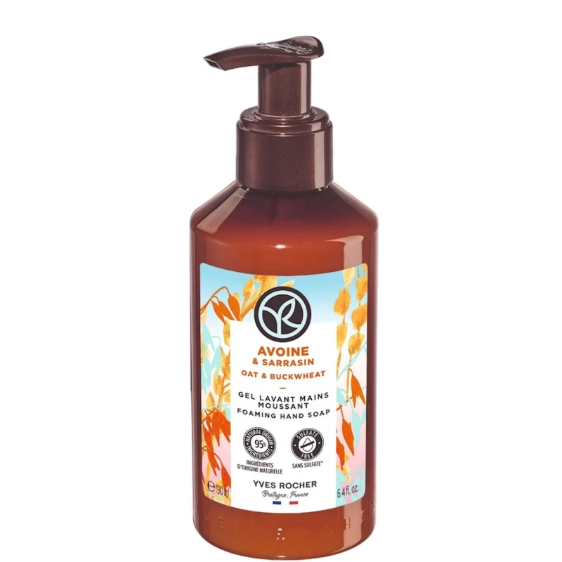 Жидкое мыло Yves Rocher Oat & Buckwheat Foaming Hand Soap 190 мл