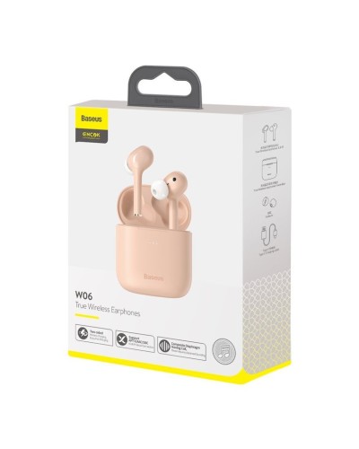 Simsiz qulaqlıq Baseus Encok True Wireless Earphones W06 Pink NGW06-04