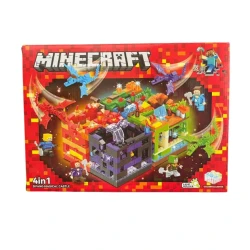 Konstruktor Minecraft 4in1 50057, 6+ yaş, 220 element, məhsul çeşiddə