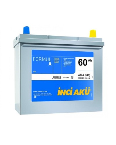 Avtomobil akkumulyatoru İnci Akü 60 Ah FormulA R+