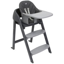 Uşaq yedizdirmə oturacağı Chicco Crescendo Up, 0-6 ay, polyester, qara