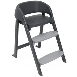 Стульчик для кормления Chicco Crescendo Up, 0-6 месяцев, полиэстер, серый Стульчик для кормления Chicco Crescendo Up, 0-6 месяцев, полиэстер, серый