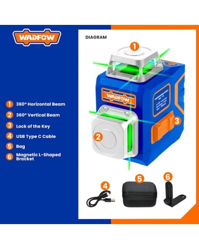 Lazer nivelir Wadfow WLE1M08