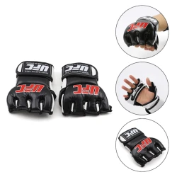 Перчатки для ММА 323a_392980442, размер М, черный