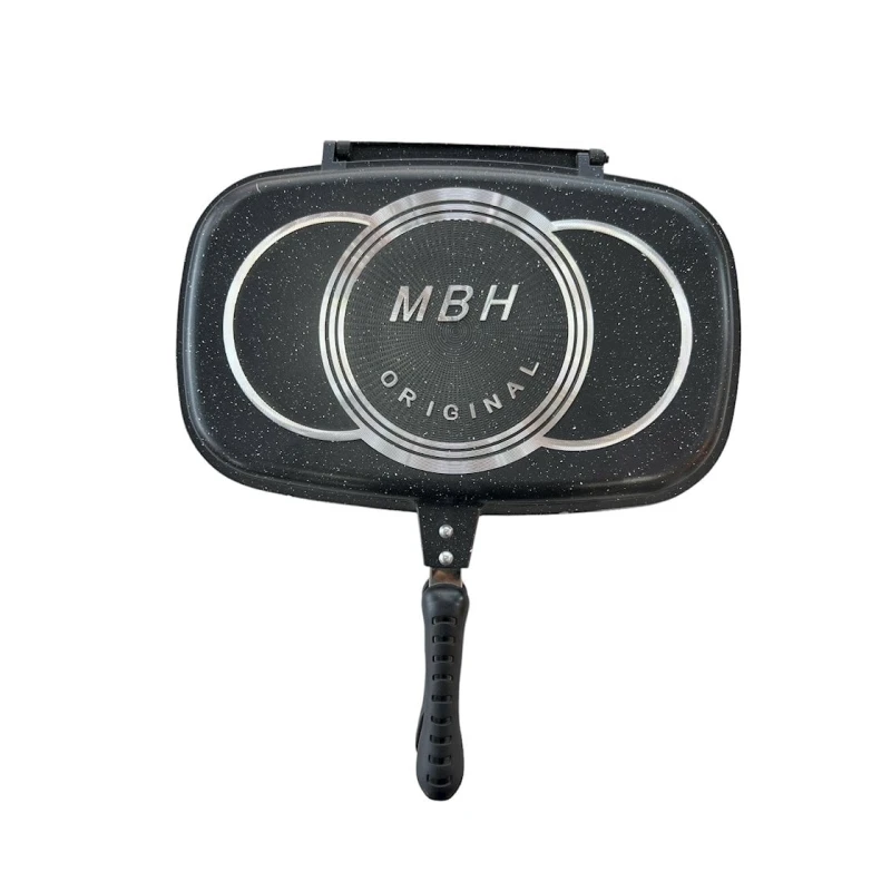 Сковородка двухсторонняя 00243, 36 см, гранит, черный Сковородка двухсторонняя 00243, 36 см, гранит, черный