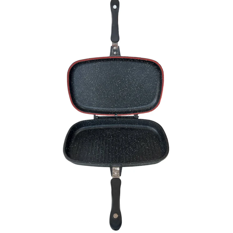 Сковородка двухсторонняя 00243, 36 см, гранит, черный Сковородка двухсторонняя 00243, 36 см, гранит, черный