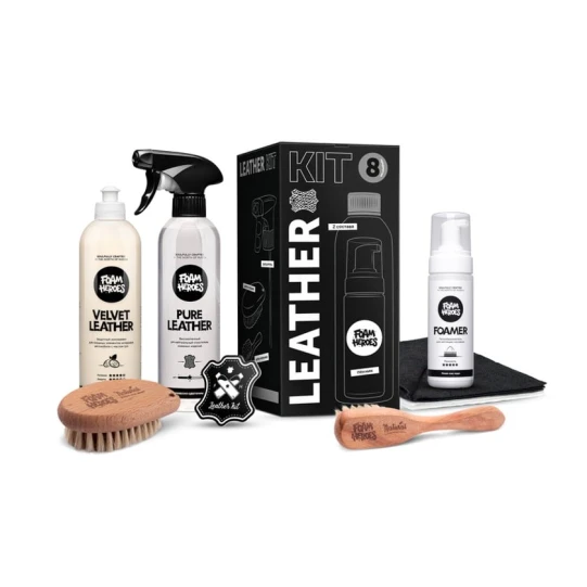Набор по уходу за кожаными поверхностями Foam Heroes Leather FHB052 Набор по уходу за кожаными поверхностями Foam Heroes Leather FHB052