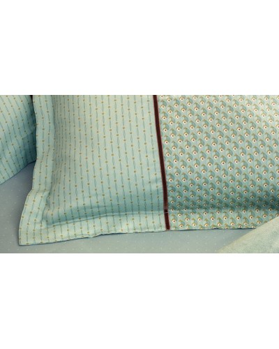 Yataq dəsti Yataş CharMe Rowena, yorğan üzü 200x220 sm, mələfə 240х260 sm, yastıq üzü 50x70 sm (4 əd), ikinəfərlik, pambıq/poliester, yaşıl