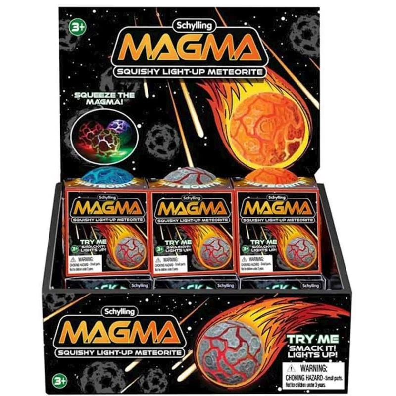 Игрушка-антистресс Schylling Magma Meteorite Squishy ball, 3+ лет, 1 шт, товар в ассортименте Игрушка-антистресс Schylling Magma Meteorite Squishy ball, 3+ лет, 1 шт, товар в ассортименте