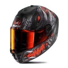 Motosikl dəbilqəsi Shark Spartan RS Shaytan HE8115EKRAM, ölçü M, qara/qırmızı