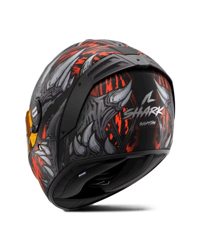Motosikl dəbilqəsi Shark Spartan RS Shaytan HE8115EKRAM, ölçü M, qara/qırmızı