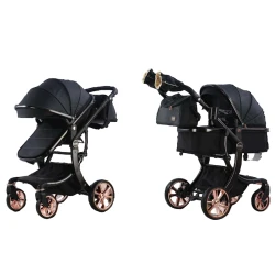 Uşaq arabası G10, qara