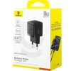 Şəbəkə enerji toplama cihazı Baseus Palm Fast Charger 1C 30 W, Qara