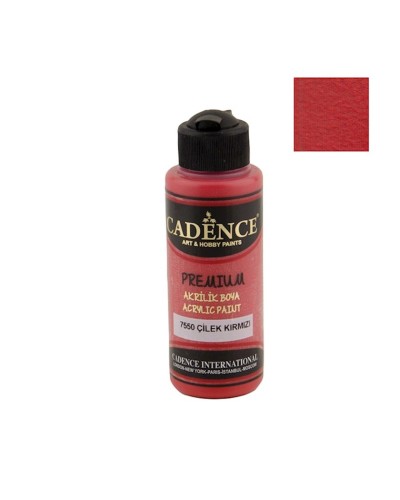 Akril boya Cadence Premium Acrylic Paint 7550 Strawberry, 120 ml