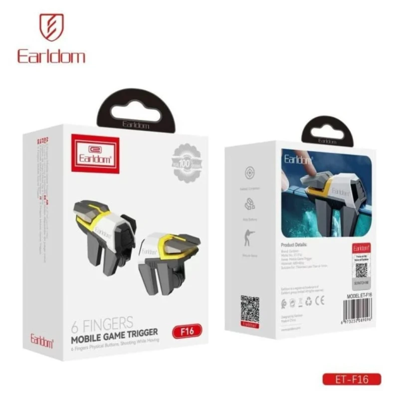 Геймпад-триггер для смартфона Earldom F16 Геймпад-триггер для смартфона Earldom F16