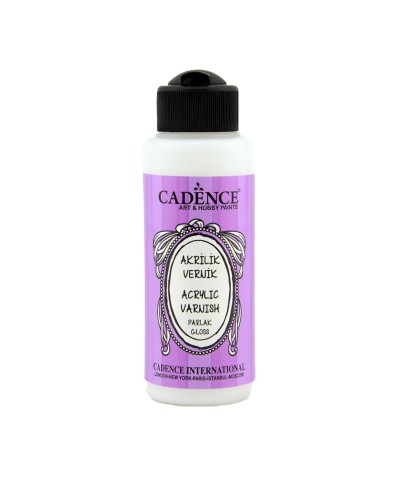 Akril lak Cadence Water Based Acrylic Varnish parlaq, 120 ml