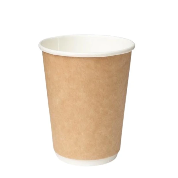 Набор одноразовых стаканов Loyal_6107043936, картон, коричневый, 360 мл, 100 шт Набор одноразовых стаканов Loyal_6107043936, картон, коричневый, 360 мл, 100 шт